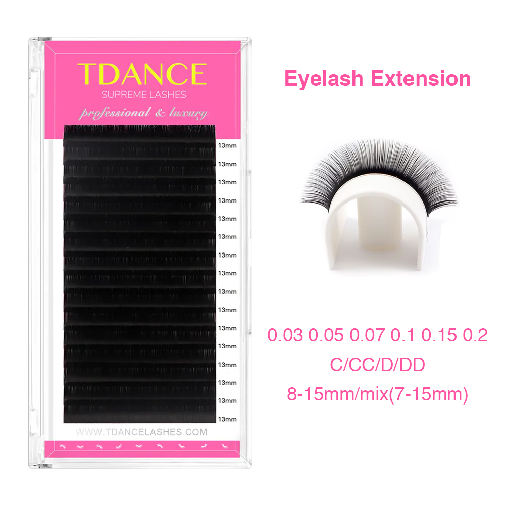 Eyelash Extension Korean - TDANCE Eyelash Extension 16Rows Korea PBT