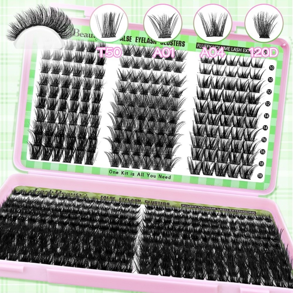 Eyelash Extension Wispy Look - Natural Look False Eyelashes Wispy Style