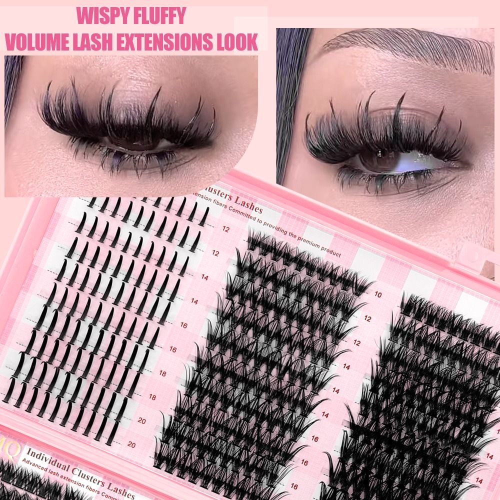 Eyelash Extension Natural Look - 9-16mm Length False Eyelashes 3D Volume