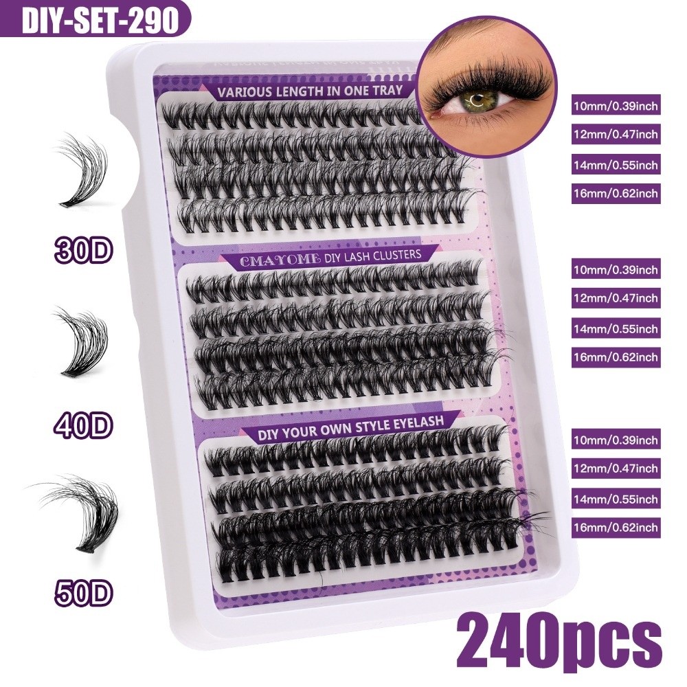 Eyelash Extension Natural Look - Natural Look False Eyelashes Wispy Style
