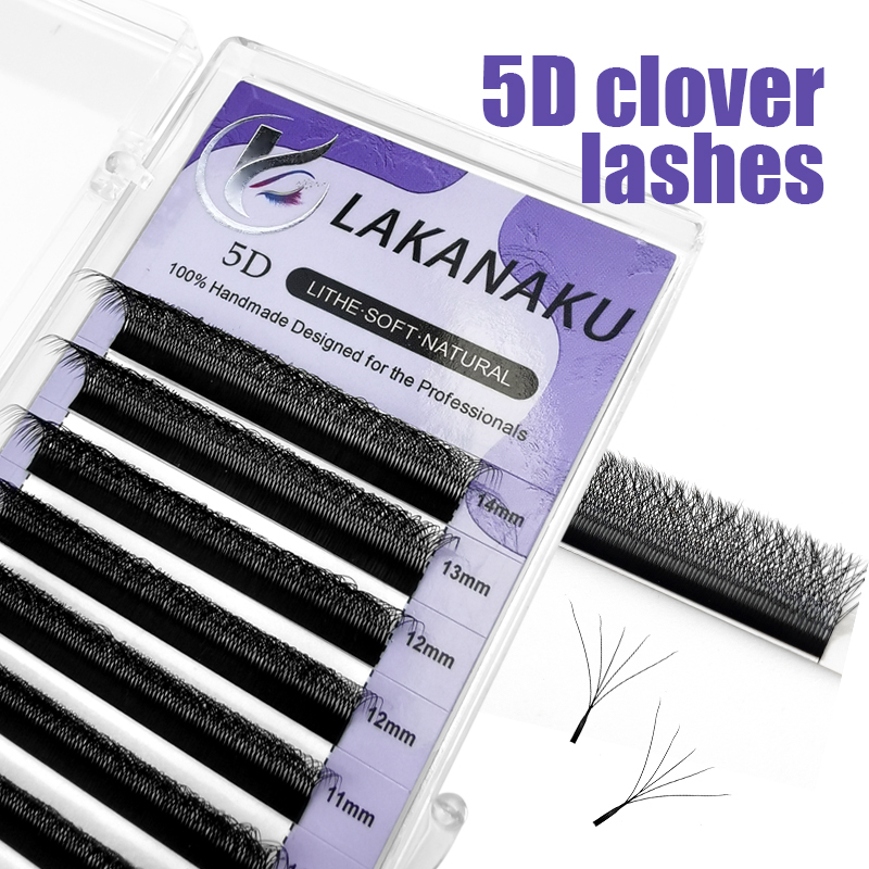 LAKANAKU W Shape Bloom 3D 4D 5 - Eyelash Extension Y Shape recension och pris