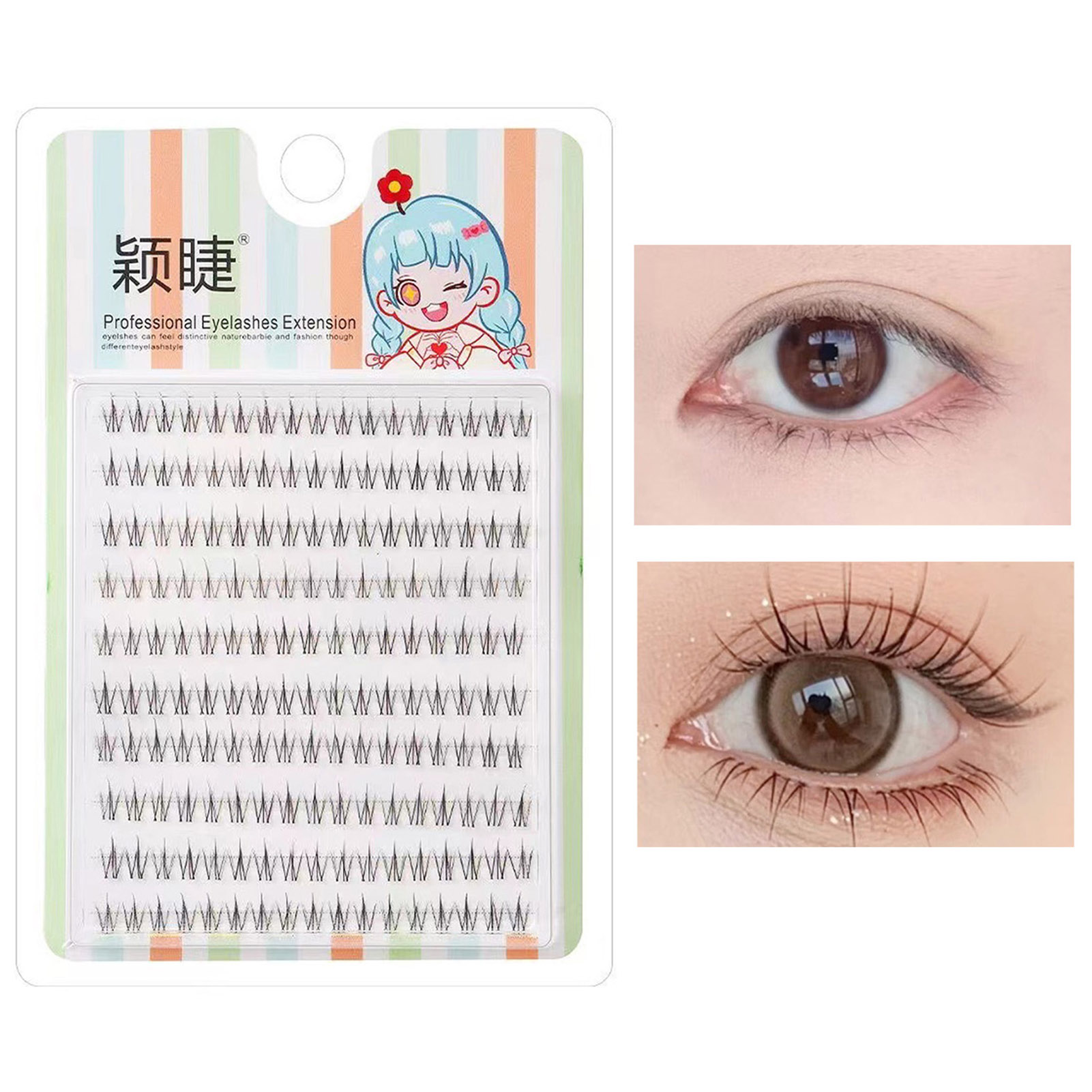 Wispy individual lashes Korean - Eyelash Extension Korean recension och pris