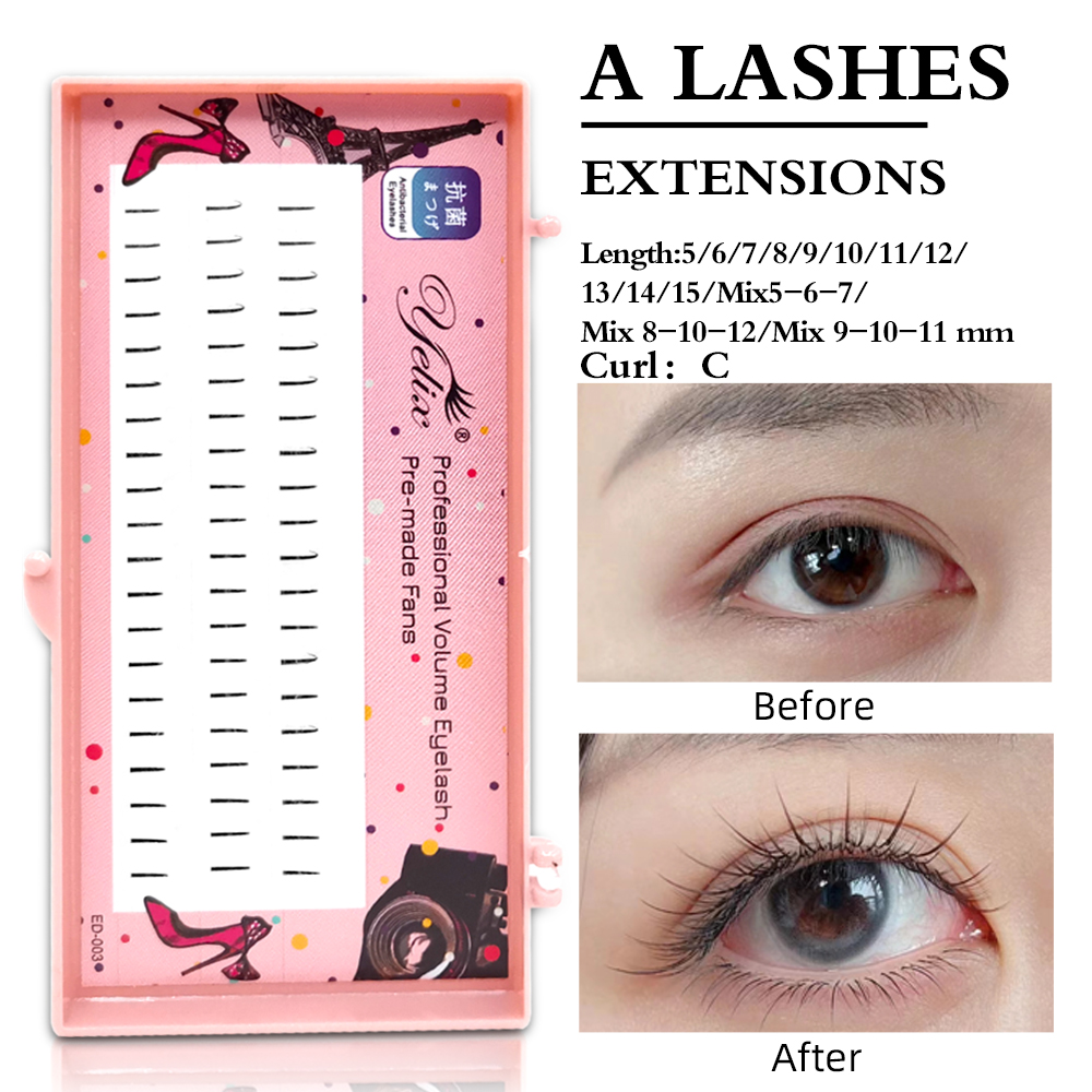 Yelix Natural Soft Individual  - Eyelash Extension Natural Look recension och pris