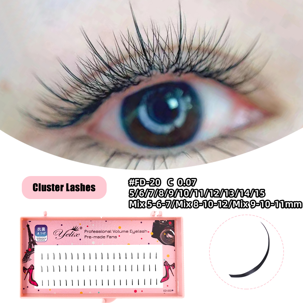 Yelix Natural Soft Individual  - Eyelash Extension Natural Look recension och pris