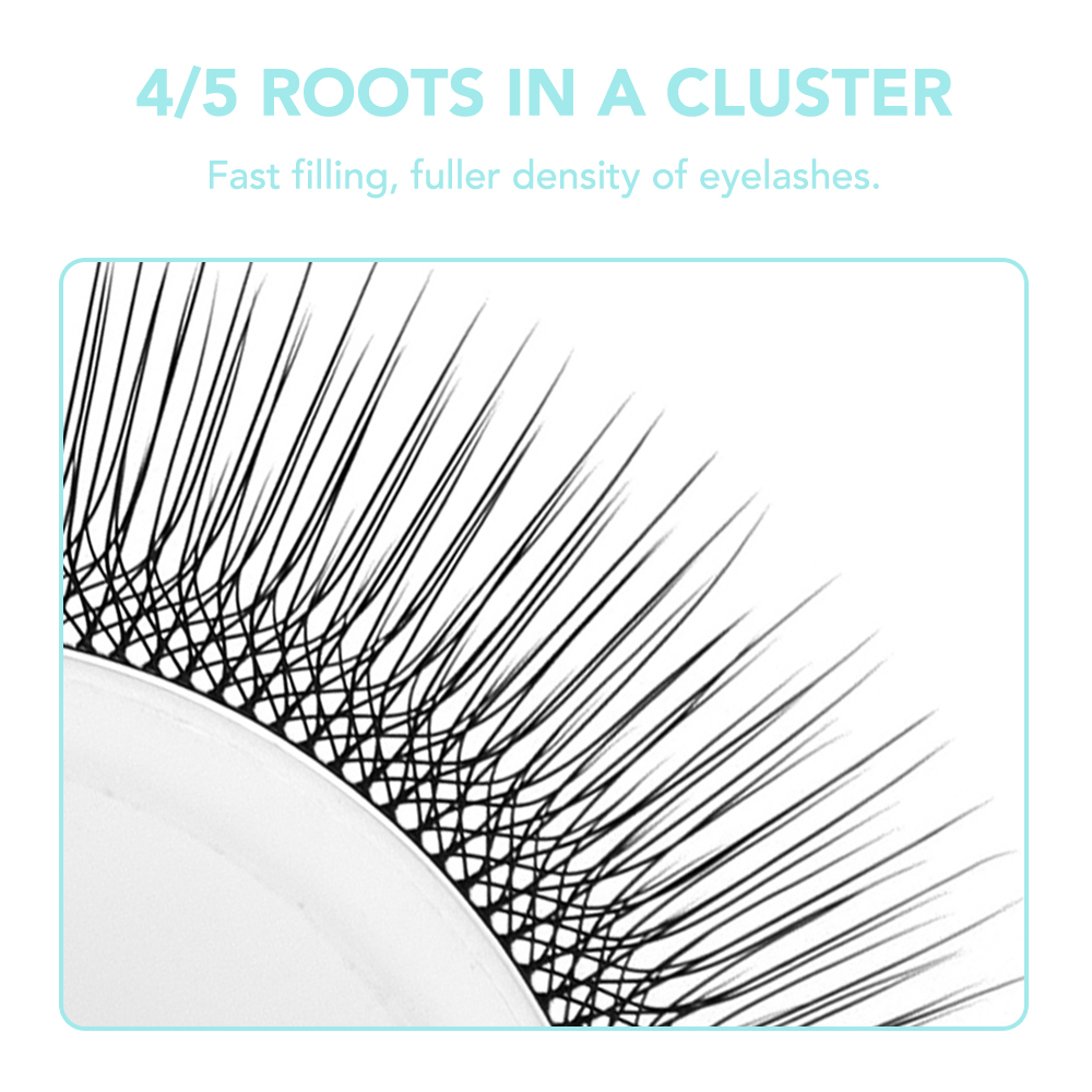 NATUHANA 3D/4D/5D Camellia Las - Eyelash Extension Wispy Look recension och pris