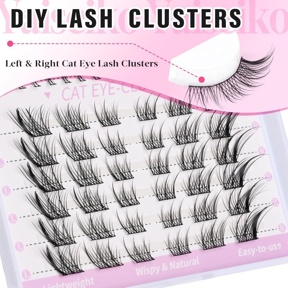 New 3D Cat Eye Self Adhesive L - Eyelash Extension Fox Eye recension och pris