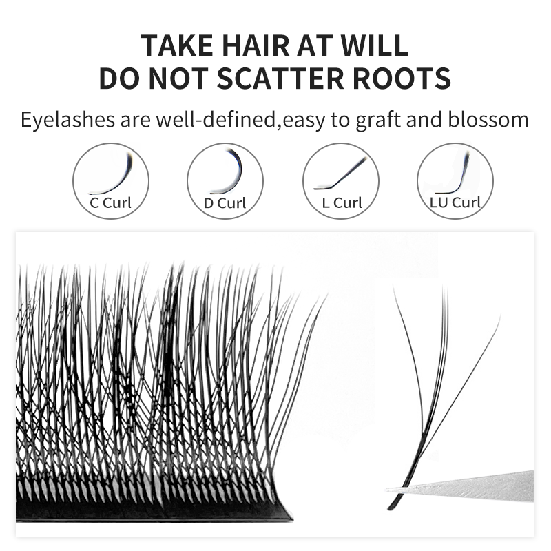 NATUHANA 3D W Shaped (2.0) Sof - Eyelash Extension Y Shape recension och pris