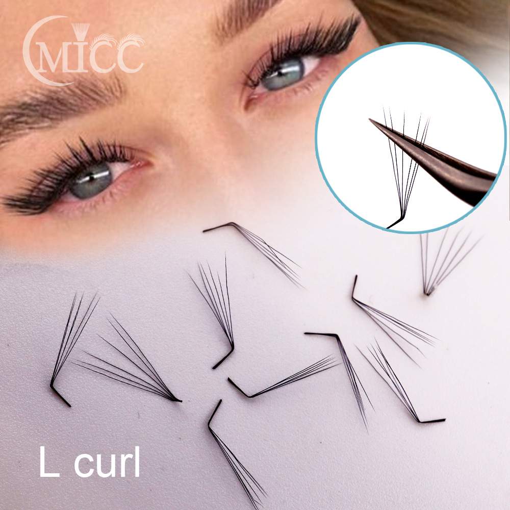 500 Fans 6D 6mm 10D M L Specia - Eyelash Extension Fox Eye recension och pris