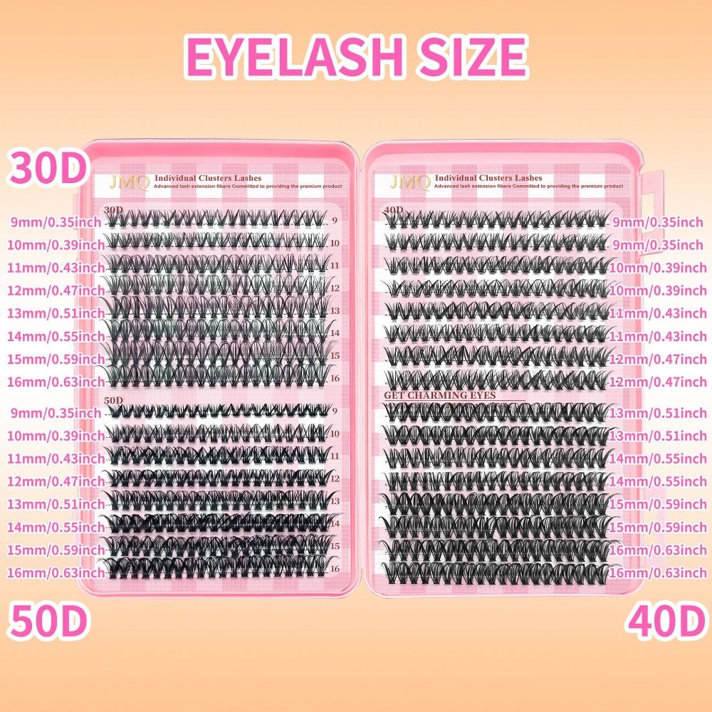 9-16mm Length False Eyelashes  - Eyelash Extension Natural Look recension och pris
