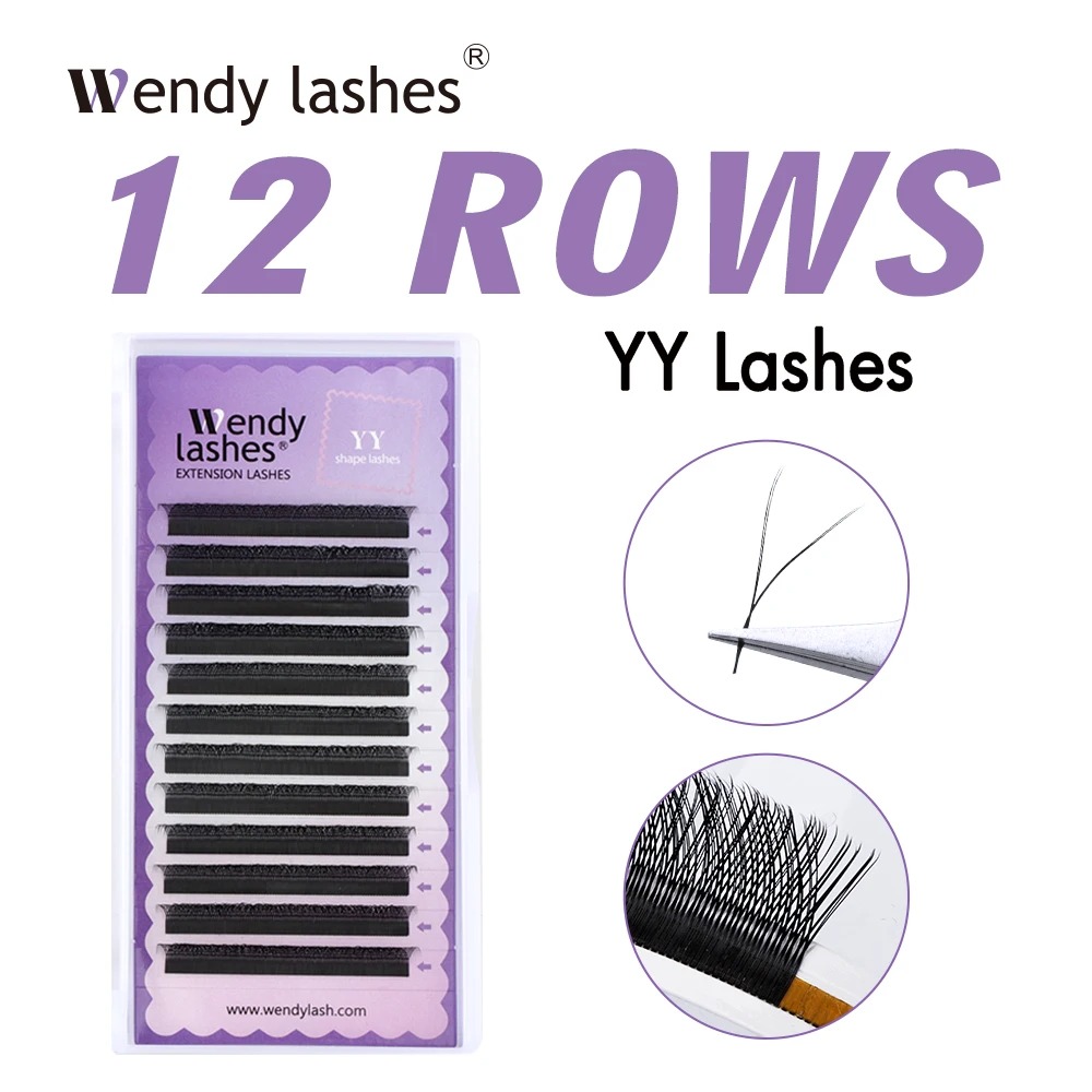WENDY 2D YY Shape C/D Curl Eya - Eyelash Extension Y Shape recension och pris