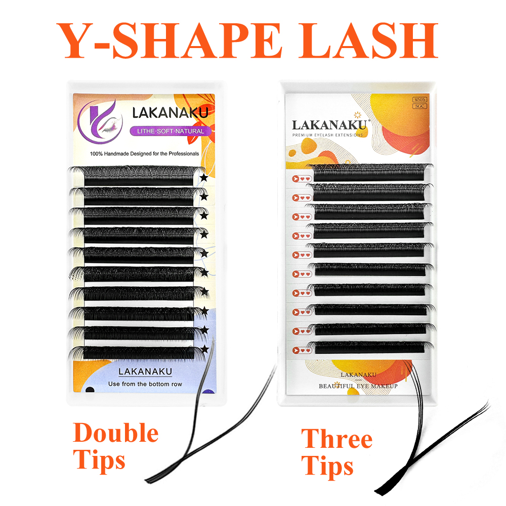 LAKANAKU Y Lashes Extensions C - Eyelash Extension Y Shape recension och pris