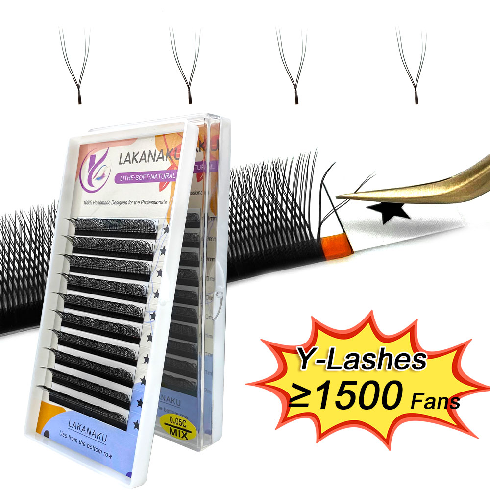 LAKANAKU Y Lashes Extensions C - Eyelash Extension Y Shape recension och pris