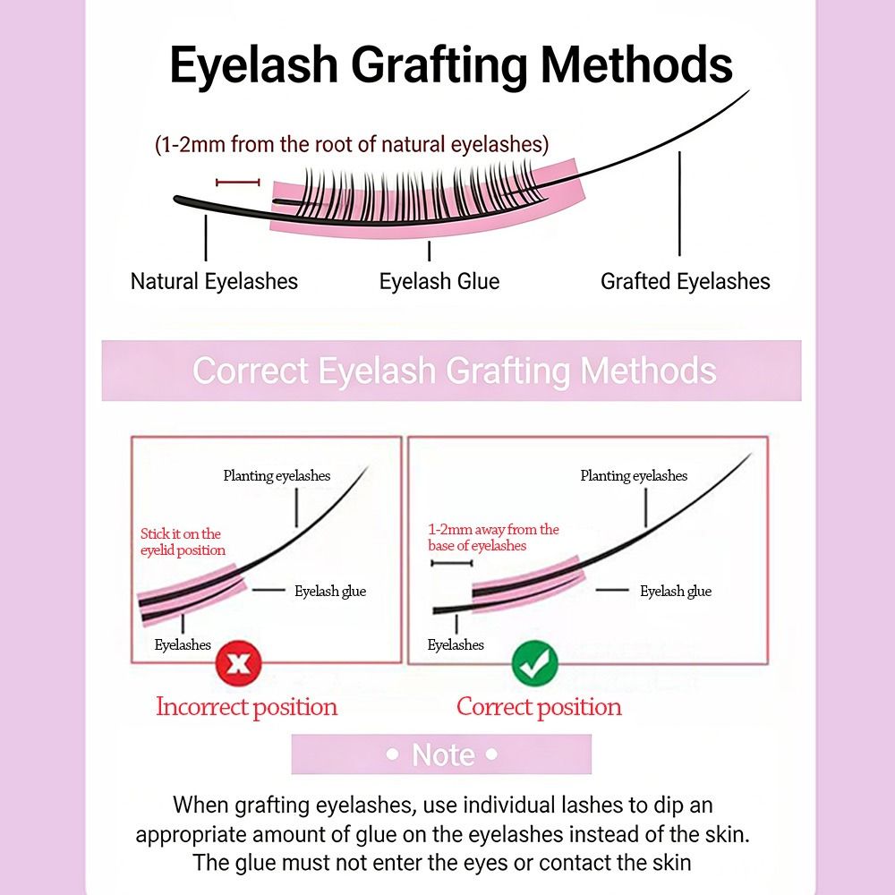 12 Rows Natural Look False Eye - Eyelash Extension Wispy Look recension och pris