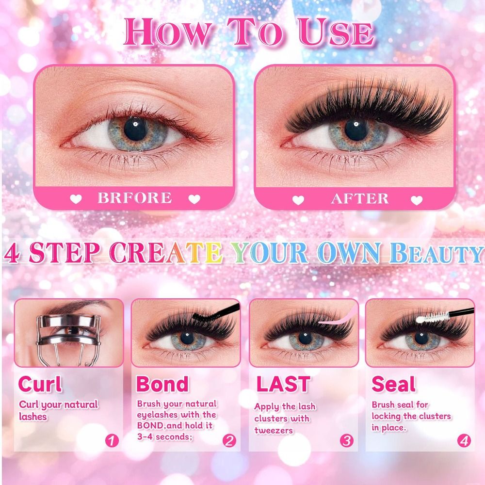 Natural Look False Eyelashes W - Eyelash Extension Natural Look recension och pris