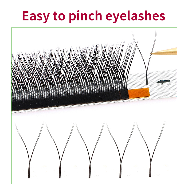 MARIA YY Shaped Eyelashes Clus - Eyelash Extension Y Shape recension och pris