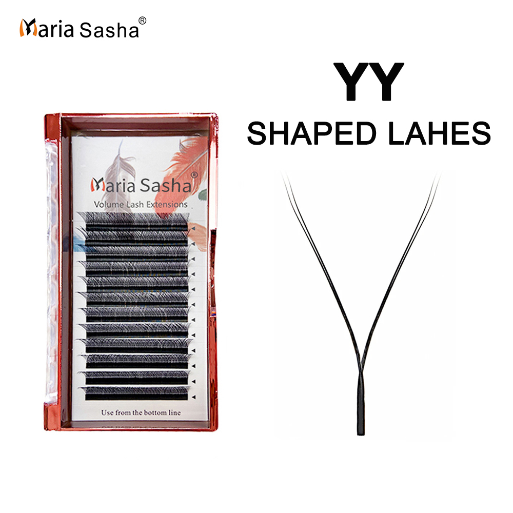 MARIA YY Shaped Eyelashes Clus - Eyelash Extension Y Shape recension och pris