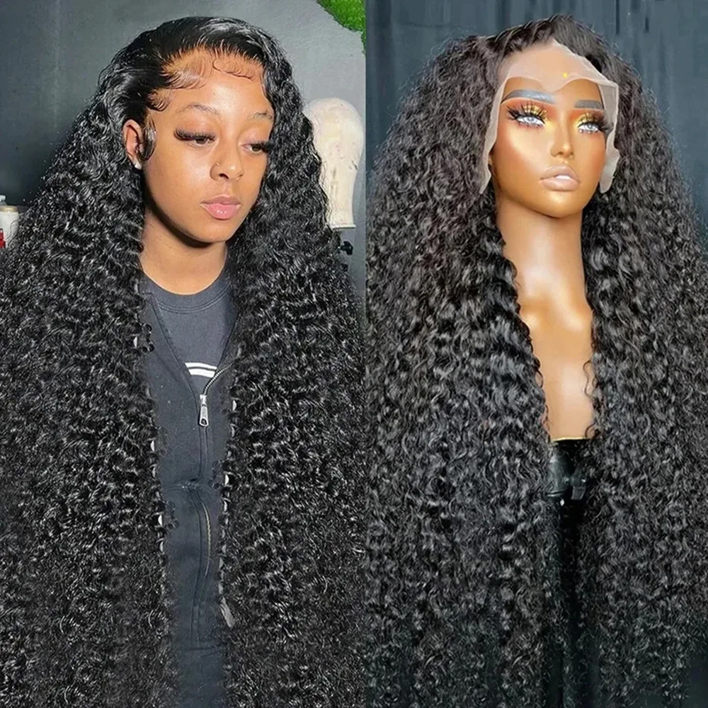 Deep Wave 13x4 Hd Lace Front H - Eyelash Extension Natural Look recension och pris
