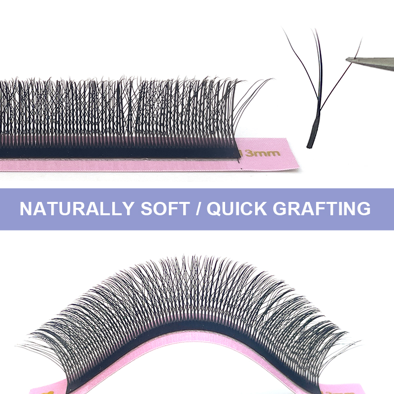 New Fairy 3D Thick W Shape Eas - Eyelash Extension Y Shape recension och pris