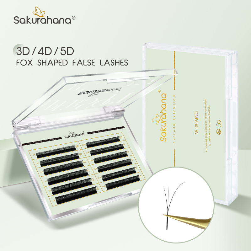 SAKURAHANA Fox 3D 4D 5D Shaped - Eyelash Extension Fox Eye recension och pris