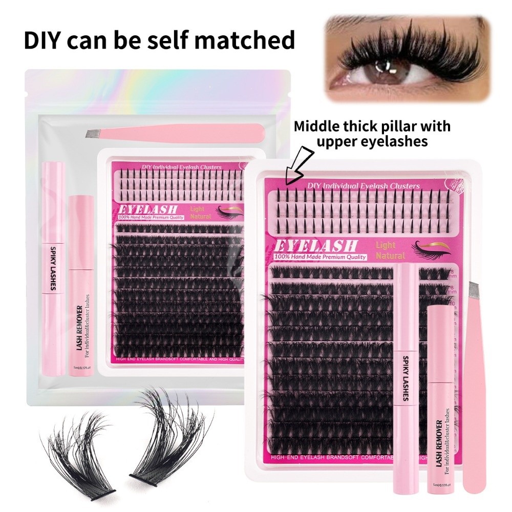 8-18mm Length False Eyelashes  - Eyelash Extension Natural Look recension och pris