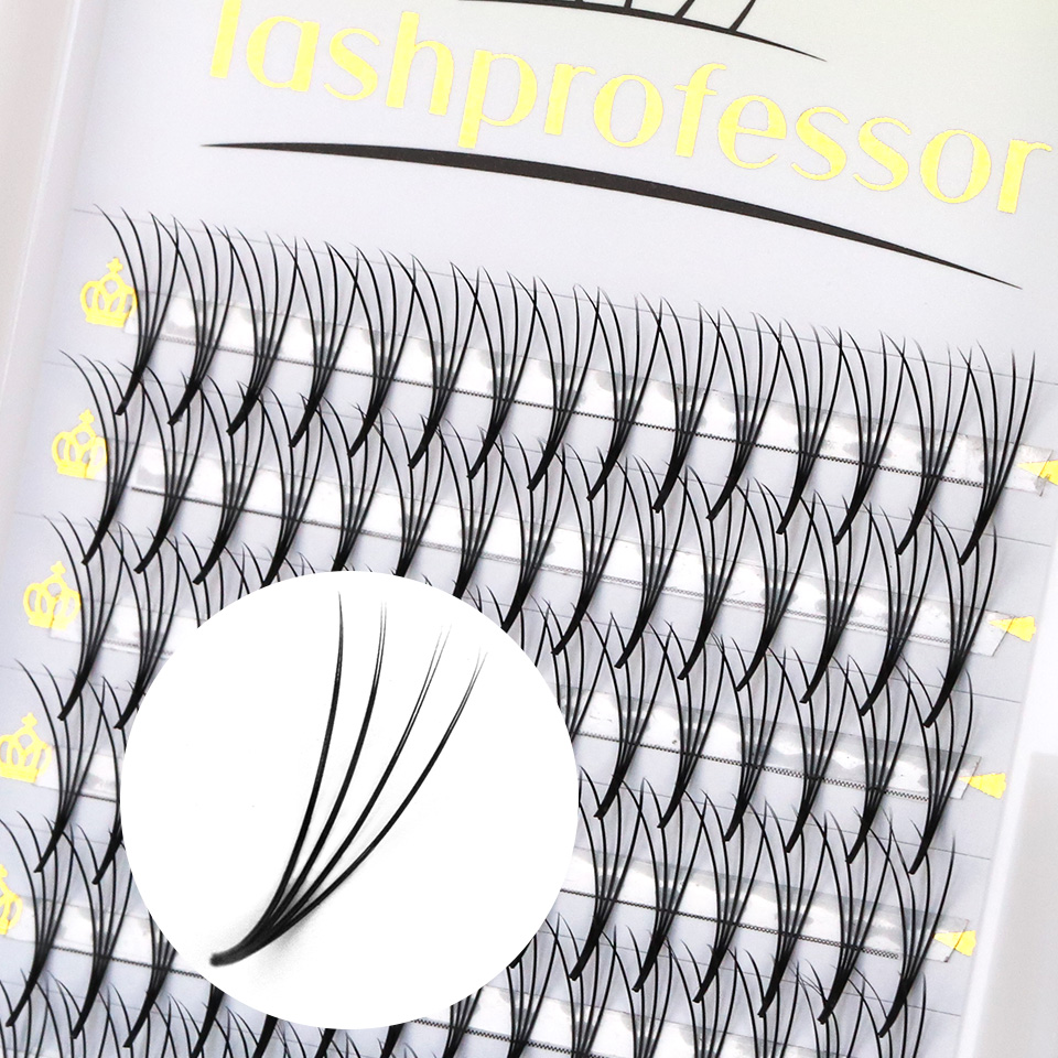 Flat Premade Eyelash Fan 3D 4D - Eyelash Extension Korean recension och pris