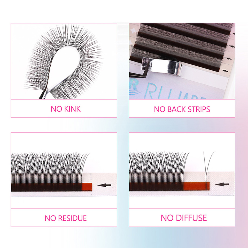 RUJADE 2D Y Shape Lashes Mesh  - Eyelash Extension Y Shape recension och pris